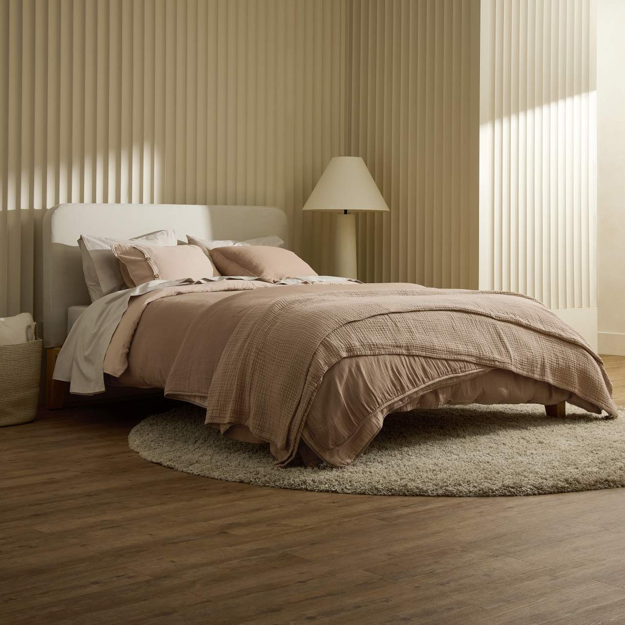 Linen&Rose™ Couvertures et linge de lit en mousseline